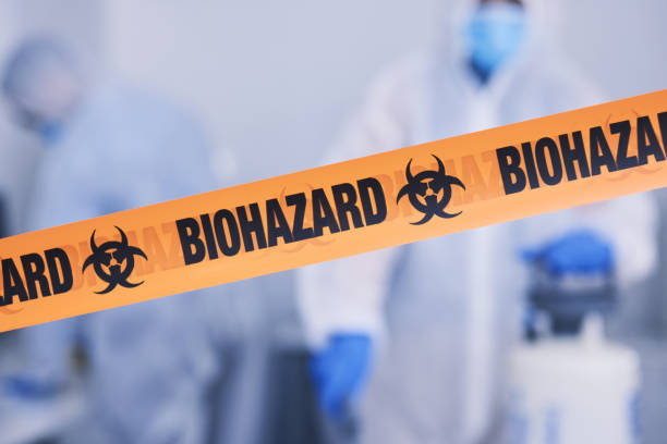 Professional Biohazard technician working in Pickett, WI